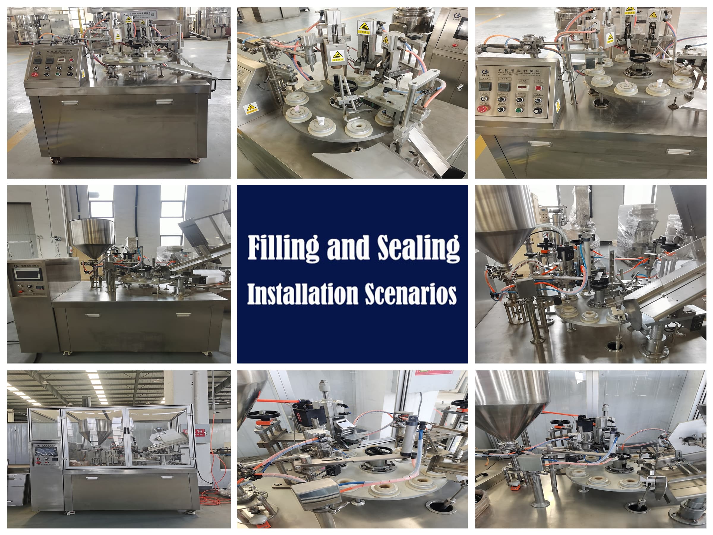 Tube Filling and Sealing Machine