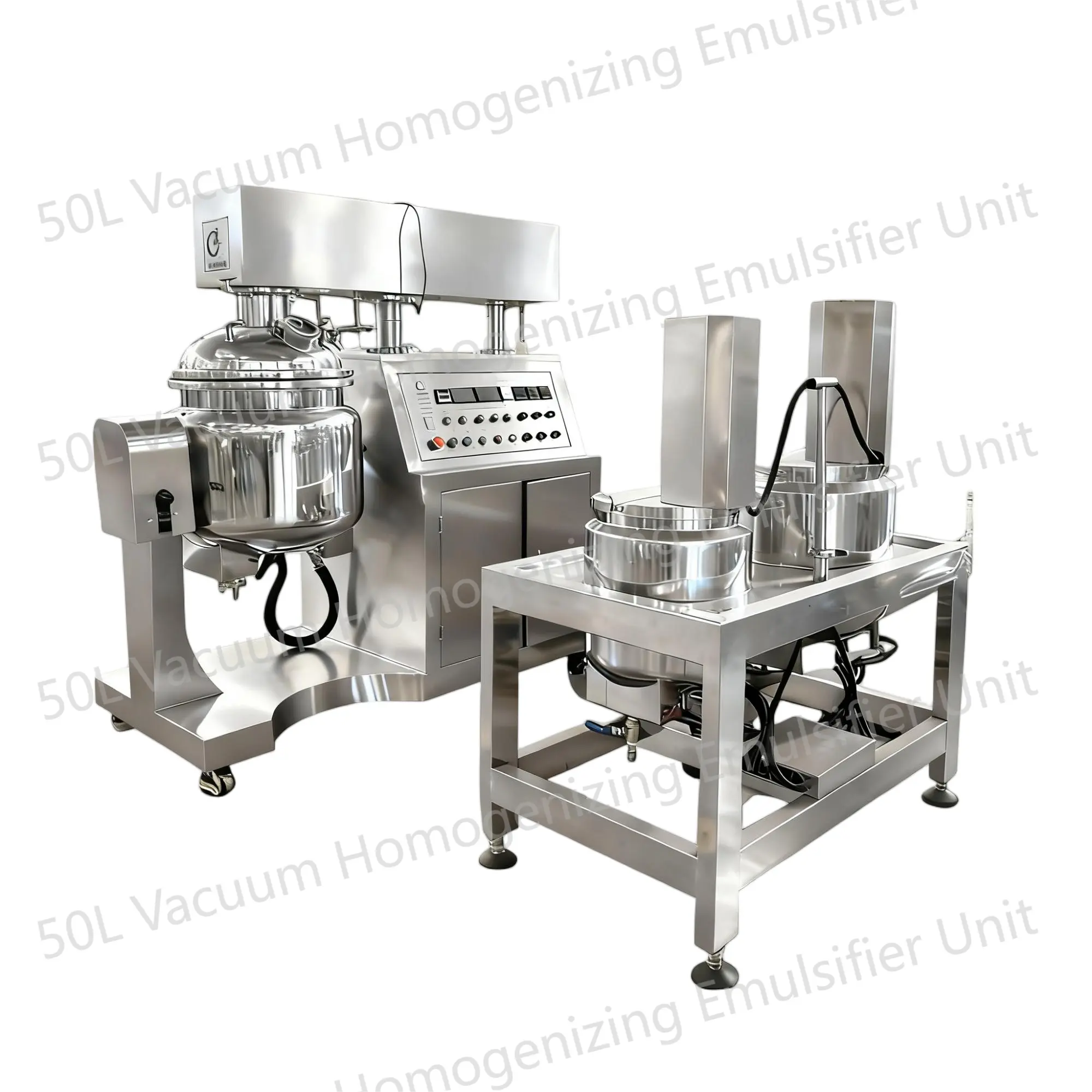 50L Vacuum Homogenizing Emulsifier Unit