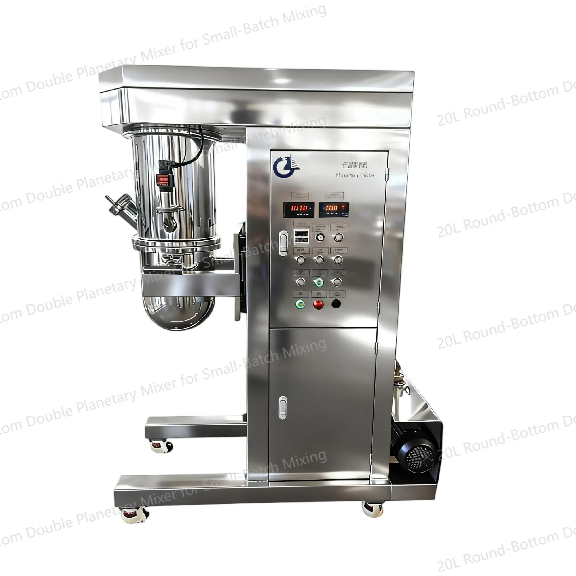 20L Round-Bottom Double Planetary Mixer for Small-Batch Mixing